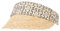 Tommy Hilfiger Beach Summer Straw, Visor Monogramm, Beige-Natur