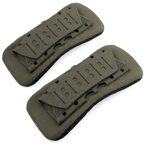 WYNEX Schultergurt Pad mit Vest Carrier, 2 Pack Rucksack Strap Cushion Pads Bag Strap Soft Mesh Pads mit taktischen Ausrüstung für Männer