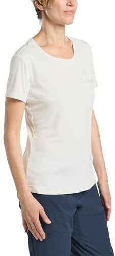 Jack Wolfskin Damen Peak Graphic W T-Shirt, MTN Stark White, M EU