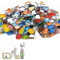 DERJDISF Tessere Mosaico - 400g di Mosaico Piastrelle di Cristallo Colorate Miste, Kit Mosaico per Progetti Fai-da-Te, Decorazione di Cucine e Bagni (Serie Mix Colore)