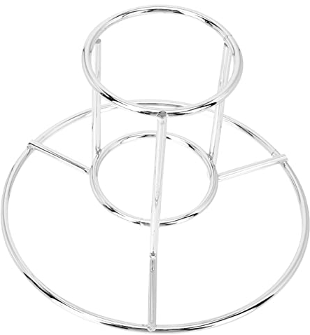 OFFSCH 1 Estante para Pollo Asado Galvanizado Estante para Pollo A La Parrilla Soporte para Pollo Asado Soporte para Pollo Asado Estante para Asar Pollo En Asador De Pollo De