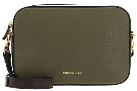 Coccinelle Leder Umhängetasche Tebe Tricolor Mini Crossover Bag