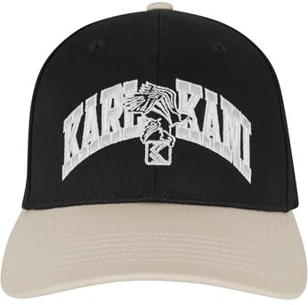 Karl Kani OG Eagle Embro Cap Black/Light Sand, one Size
