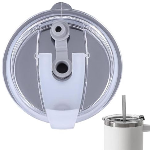 Travel Mug Lid Replacement, Leakproof Tumbler Accessories 20oz Tumbler Lid Ice Cup Lid, Tumbler Accessories, Tumbler Lid Replacement for Cup, Hydro Jug, Daily Use