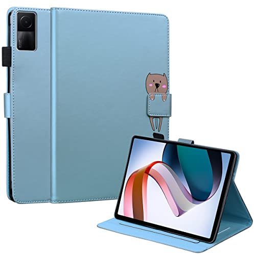 Mldjomid Custodia Protettiva Compatibile con Xiaomi Redmi Pad 10.61 Pollici 2022 Flip Pelle PU Tablet Case Cover con Supporto e Slot per Scheda per Xiaomi Redmi Pad 10.61 (2022) Tablet, Blu