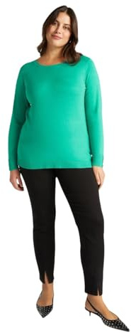 FIORELLA RUBINO: Jeggings con Spacchi al Fondo Curvy Size Stagione Primavera Estate 2025.