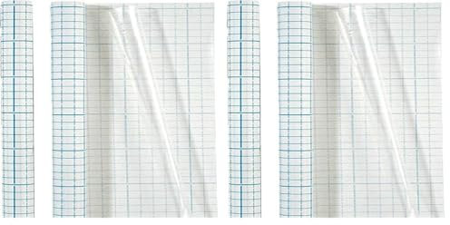 Brunnen 1040063 Buch-, Heftumschlag Bucheinbandfolie (selbstklebend, 300 x 45 cm) transparent (Packung mit 2)