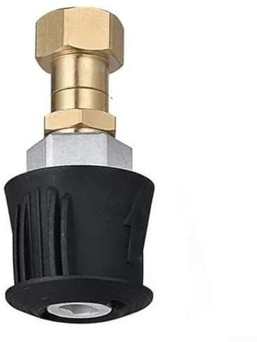 Pressure Washer Hose Swivel Connector, 360° Rotating Anti-Tangle Accessory, Easy Installation For Enhanced Cleaning Mobility(Aluminum)