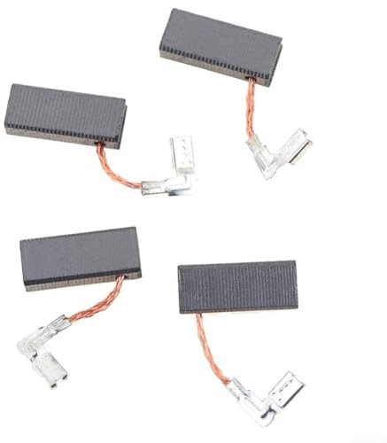Un juego de 4 cepillos de carbono para uso en operaciones de taladro eléctrico Bosch GBH226