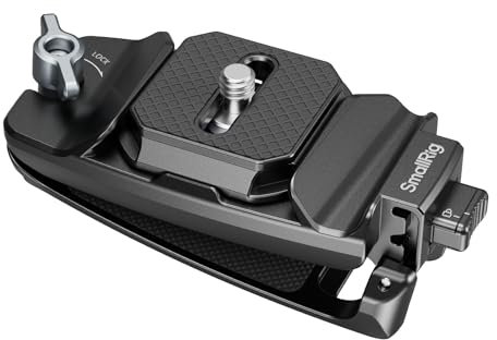SMALLRIG Clip appareil photo avec plaque de libération rapide pour Sony Nikon Fujifilm pour appareil photo reflex numérique et appareil photo reflex numérique Arca-Swiss - 5053
