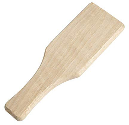 Pagaia in legno per argilla e ceramica, 19,5 x 2 cm
