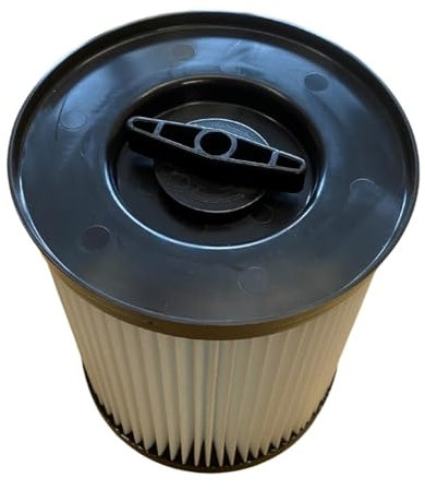 1x Premium Rundfilter für Parkside PWD30 A1 / PWD30 A2 / PWD 30 B1 Nass-Trockensauger - Mit Bajonettverschluss & Boden - Waschbar & Passgenau