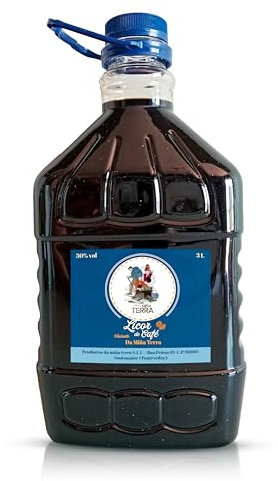 Da miña Terra - 3 Litros - Variante  Aguardientado Tradicional - Licor cafe Gallego - 30% Vol