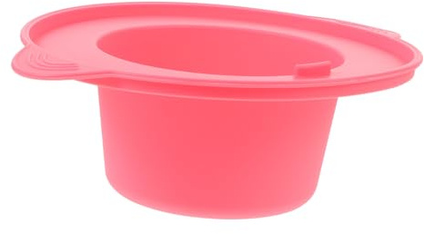 Gatuida Silicone Wax Warmer Liner for Hair Removal Wax Pot Insert Replacement Bowl Large Capacity Stylish Pink Design for Home and Salon