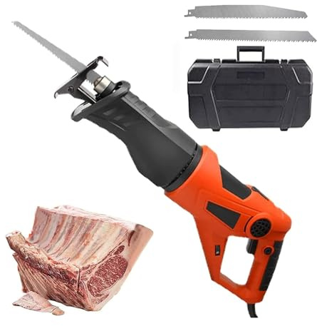 Electric Bone Saw Alternative Portable Bone Saw Cutter Machine with Saw Blades Meat Cutter Alternative Multifunction for Cutting Bones Frozen Meat Cutlet