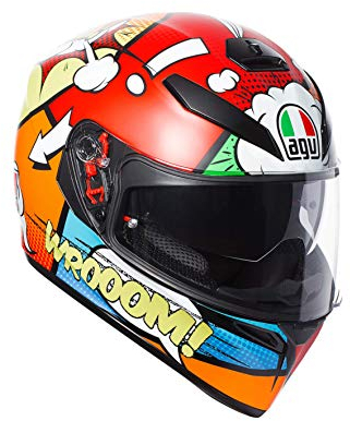 AGV Helmets Motorradhelm K-3 Sv E2205 Multi Plk Balloon, mehrfarbig, Pinlock, Gr. XS