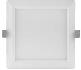 LEDVANCE LED Downlight | Leuchte für Innenanwendungen | Warmweiß | 118,0 mm x 30,0 mm | DOWNLIGHT SLIM SQUARE