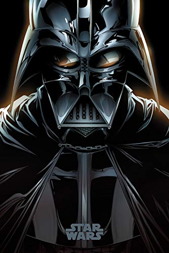 Star Wars Poster Darth Vader Zeichentrick Plakat | Bild 91x61 cm