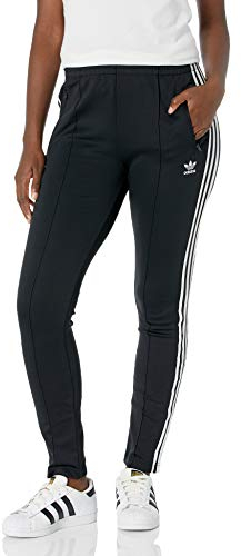 adidas Originals Women's Superstar Primeblue Track, Black/White, L