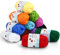 LEMESO Gomitoli di Lana 12 Colori Filato Lana per Uncinetto Lavori a Maglia Maglieria a Mano Lavori Piccoli Morbido Set di Gomitoli per Pon Pon Coperta Guanti