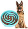 Large Pet Slow Feeder Dog Bowl, Slow Eating Dog Bowl Fun Puzzle Feeding Bowl Non Skid Bloat Stop Dog Food Bowl Interactive Maze Bowl Sky blue