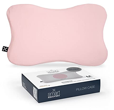smartsleep® smart Recovery Pillow CASE - Passgenauer Kissenbezug für das smart Recovery Pillow I 100% Baumwolle I weich und kuschelig für einen Guten Schlaf I Farbe Rose