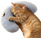 A/A Halbes Krapfen-Katzen-und Hundekissen Kissen | Haustierbett für Katzen oder kleine Hunde,Ultraweiches, Flauschiges Haustier-Beruhigungsspielzeug für kleine, mittelgroße Katzenkätzchen