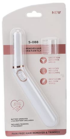 Bikini-Rasierer, Trimmer-Haarentferner für Frauen, Wasserdichter Bikini-Trimmer, Persönlicher Groomer für die Intime Damenrasur, Elektrischer Bikini-Trimmer mit LED-Licht