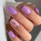 24 uñas postizas de verano moradas cuadradas medianas a presión con pegamento para mujeres y niñas, decoración de manicura