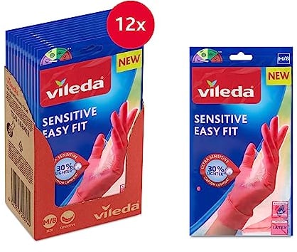 Vileda Gants, Rose, M - Medium