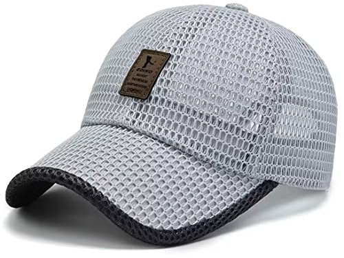 RUICHENG Basecap Herren Sommer Mesh Mütze Sport Kappe Schirmmütze