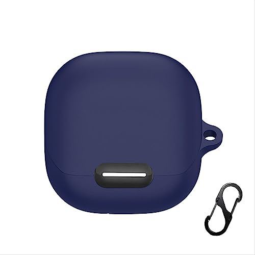 GIOPUEY Hülle Kompatibel mit SoundCore Liberty 4 NC, Silikon Stoßfeste Schutzhülle, Ultradünn Case Cover, Kein Geruch, Hülle Silikon - Dunkelblau