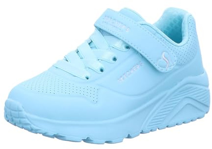 Skechers Women's Rumblers Solar Burst Sandal, Turquoise Synthetic Trim, 28 EU