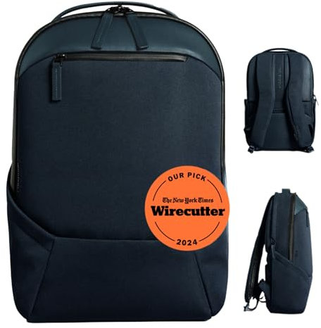 Troubadour Apex 3.0-22L Premium Laptop Backpack - Ergonomic & Water Resistant - Designed for Work and Travel - Navy
