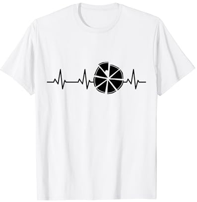 Pizza ECG Heartline Pizzaiolo Pizza Maker T-Shirt