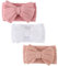 DRESHOW 3 Pièces Bébé Bandeaux Bébé Fille Bandeau Cheveux Bande de Cheveux Arc Bande de Cheveux Bandeaux Accessoires Bébé Fille Child Turban Bandeau