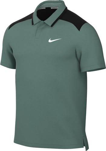 Nike Top Herren Court Dri-Fit Advtg Polo, Bicoastal/Black/White, FD5317-361, S