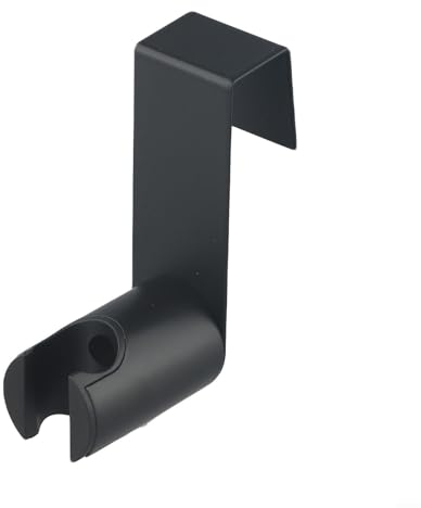 Sprayer Holder, Stainless Steel Black Bidet Sprayer Holder Toilet Bathrooms Attachment Hanging Bracket for Shower