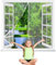 Fliegengitter Magnet Fenster Weiß 125x200cm für Terrassentür Schiebetür Wohnzimmer Kinderleichte Klebemontage Ohne Bohren