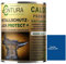 Contura 3in1 Rostschutzfarbe Metallschutzlack Seidenmatt RAL Metall Lack Farbe Grundierung (RAL 5019 (Intern: Capriblau), 1 Liter)