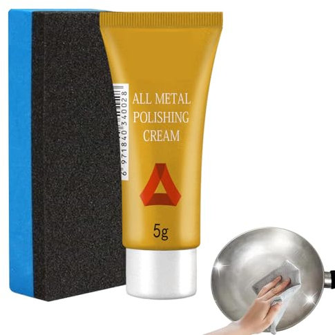 Metal Polishing Paste,Politur Metall & Aluminium Reiniger,Metall Politur Paste,All Metal Polish Cream,Metall Polierpaste,Polierpaste für Metallschleifmittel,All Metal Polish Tube,5g