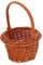 COLLBATH Mangogewebter Mini Minikorb Zum Basteln Korb Aus Natürlichem Rattan Kleine Geflochtene Körbe Mini Korb Aus Rattan Dekorativer Korb Kleiner Winziger Korb Osterkörbe Brown Hölzern