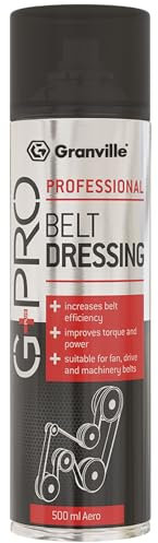 Granville G+Pro Belt Dressing – 500ml | Increases Belt Efficiency & Longevity | Belt Dressing Treatment Maintenance Spray | Reduces Slipping & Enhances Performance for Automotive & Machinery Belts