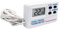 NONDK Digital Refrigerator Thermometer Indoor Outdoor Fridge Freezer Thermometer with 2 Sensor and Alarm for Home Restaurant
