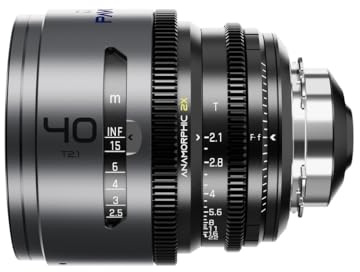 DZOFILM Pavo 2X Anamorphot-Objektiv 40mm T2.1 für PL/EF-Mount (S35) metrisch – Blue Coating (DZO-PA4021PLMB)