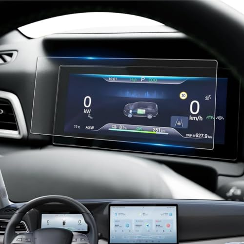 YEE PIN Protection d'écran 8,8 pouces Compatible avec BYD Atto 2 Yuan Up EV DM-i | Seal 6 DM-i Touring 2025 2026 2027 Tableau de bord numérique, protection d'écran en verre trempé 9H anti-empreintes