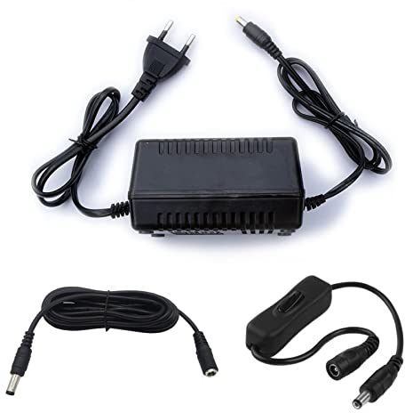 MyVolts 9V EU-Netzteil kompatibel mit M-Audio Ozone MIDI Controller - mit Verlängerungskabel und Inline-Schalter