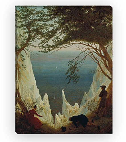 Wandkings Leinwandbilder von Caspar David Friedrich - Wähle ein Motiv & Größe:Die Kreidefelsen von Rügen - 60 x 80 cm