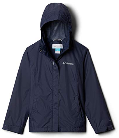 Columbia Arcadia Jacket, Chubasquero Impermeable para Niñas, Nocturnal, Talla XXS
