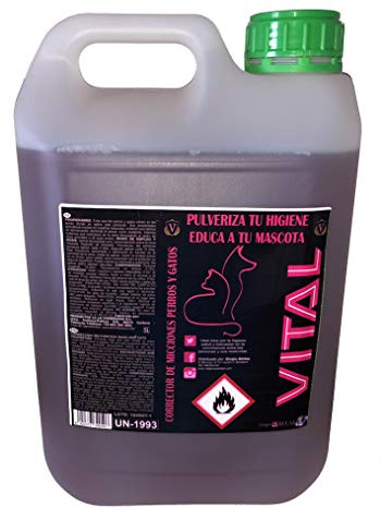 Repelente Profesional para Perros y Gatos 5L, Anti Orines de Alta Eficacia para Exterior e Interior, Uso Intensivo en Comunidades, Jardines y Empresas de Limpieza, Vital